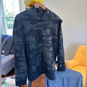 2019 Todd Snyder x Champion Black/Grey Camo Hoodie